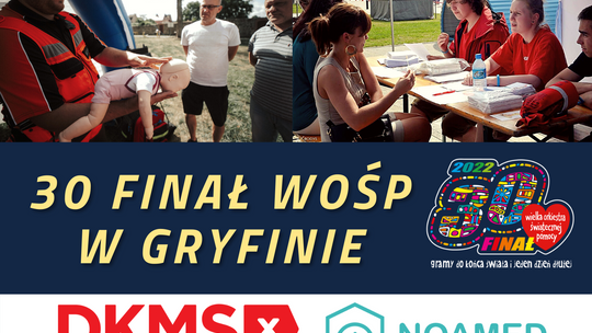 30. Finał WOŚP w powiecie ze wsparciem Gryfińskiego Stowarzyszenia Ratowniczego