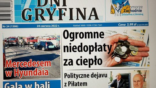 7 Dni Gryfina ukaże się z poślizgiem