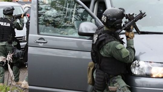 Akcja antyterrorystów w Gryfinie