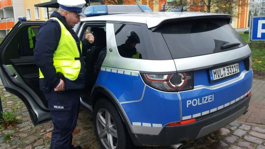 Akcja gryfińskich policjantów w Niemczech