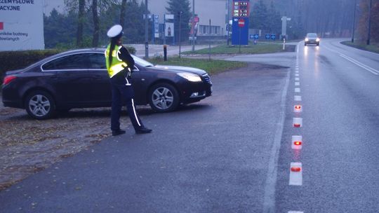Akcja policjantów na wjeździe do Gryfina