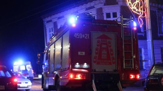 Akcja ratownicza w centrum 