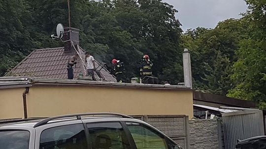 Akcja strażaków na Sportowej