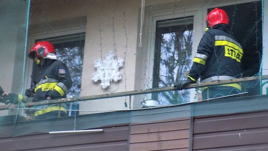 Akcja strażaków w centrum Gryfina
