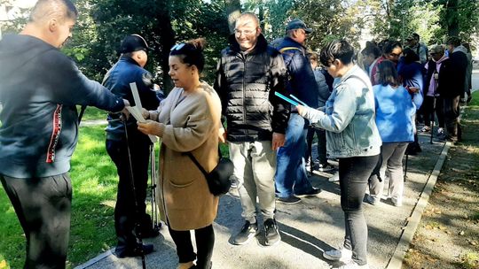 Akcję "Jestem widoczny" zorganizowali w parku Akcję "Jestem widoczny" zorganizowali w parku