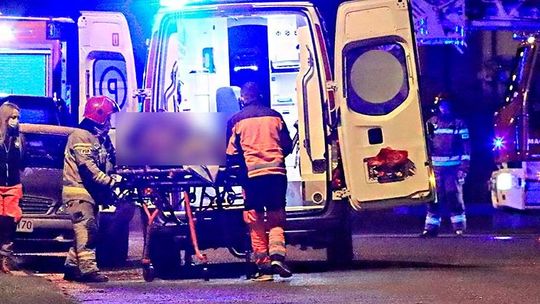 Alkoholowa impreza zakończona pożarem i pobytem w szpitalu