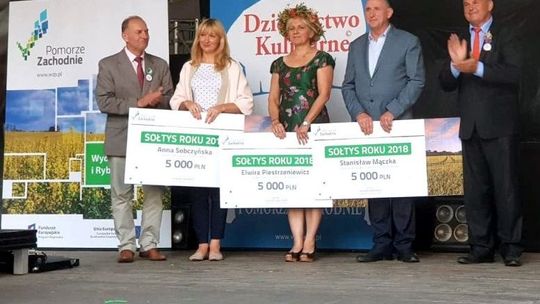 Anna Sobczyńska z nagrodą "Sołtys roku"