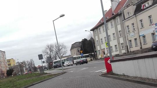 Awaria autobusu na rondzie