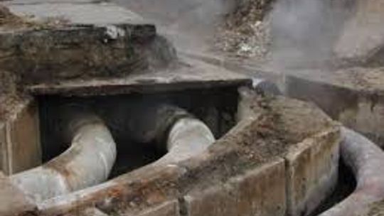 Awaria ciepłociągu