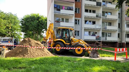 Awaria na Łużyckiej. Trwają prace w celu usunięcia problemu