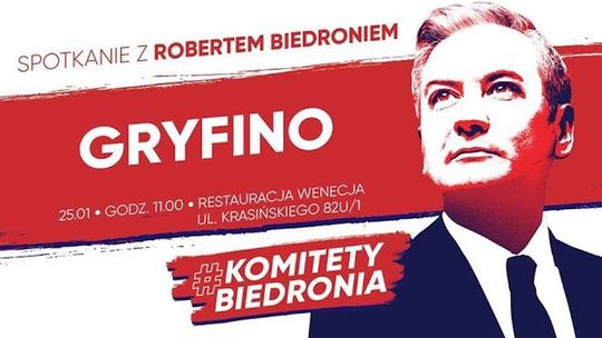 Biedroń przyjeżdża do Gryfina Biedroń przyjeżdża do Gryfina