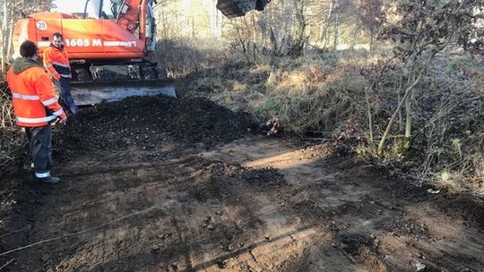 Borsuki wstrzymały budowę ścieżki rowerowej