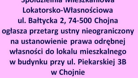 Chce sprzedać mieszkanie