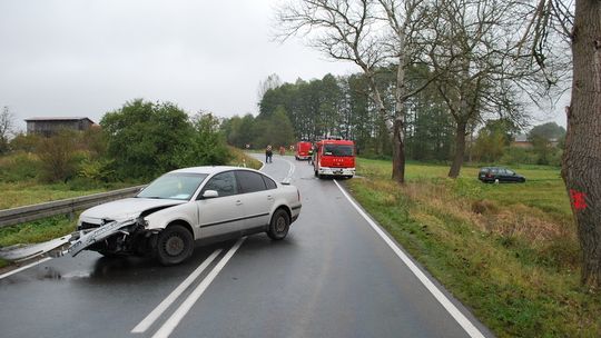 Ciężka sytuacja strażaka po wypadku