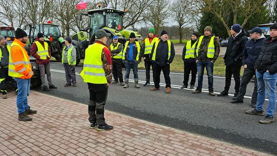 Co mówią na blokadzie rolnicy z południa powiatu?