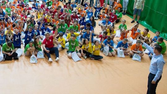 Ćwiczyli razem ze sportowymi mistrzami