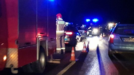 Dachowanie i utrudnienia w ruchu