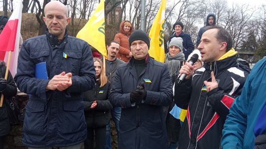 Deklarowali solidarność z Ukrainą Deklarowali solidarność z Ukrainą