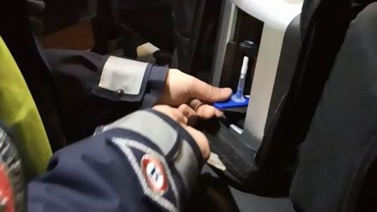 Dla kierowcy narkotest nie wypadł pozytywnie Dla kierowcy narkotest nie wypadł pozytywnie