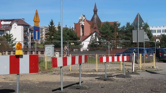 Dlaczego przerwano prace drogowe?
