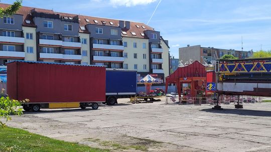 Dni Gryfina coraz bliżej. Wesołe miasteczko już się rozbija