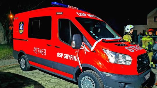 Do OSP Raffer Gryfino trafił ford transit rocznik 2014 [FOTO]