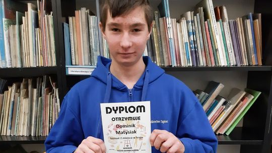 Dominik Matysiak laureatem drugiego miejsca w kraju w Wielkim Teście Edukacyjnym