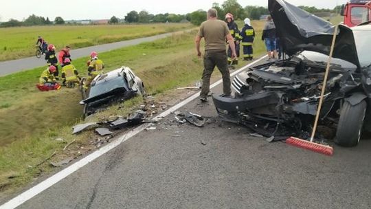 Dwie osoby poszkodowane w wypadku