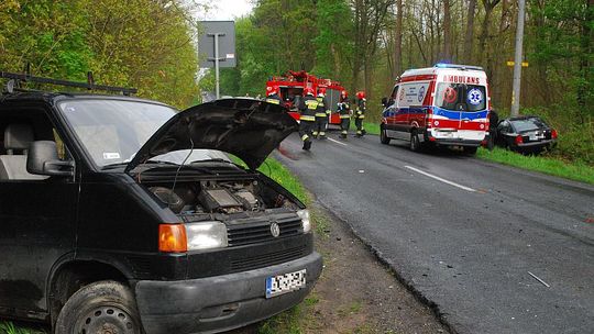 Dwie osoby ranne w wypadku