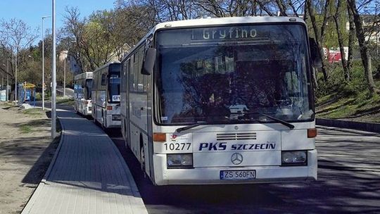 Dworzec autobusowy w Gryfinie w innym miejscu