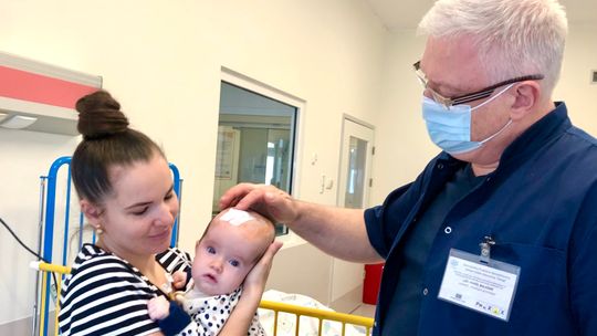 Dwumiesięczna Emilka z Ukrainy żyje dzięki lekarzom z naszego regionu