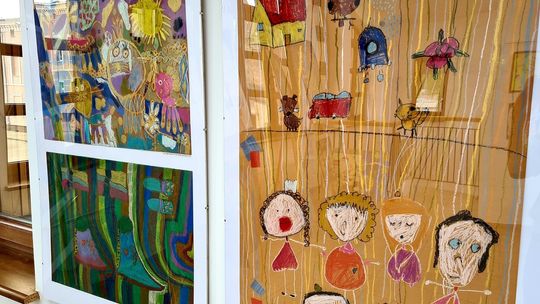 Dziecięca wystawa w Centrum Informacji Turystycznej w Gryfinie