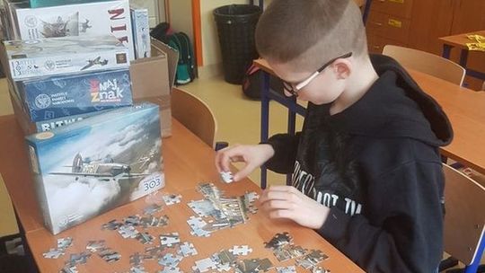 Dziękują za gry planszowe oraz puzzle