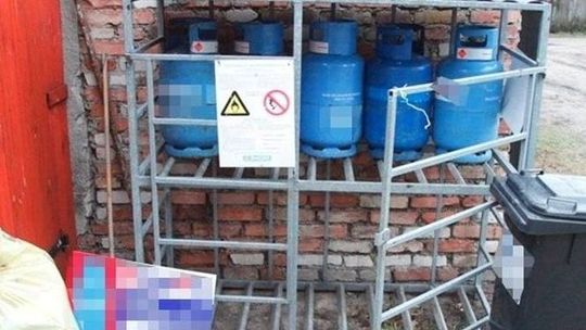 Dziś rano ukradli butle z gazem. Kto widział, kto wie?