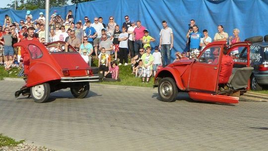 Emocje podczas motorowego show
