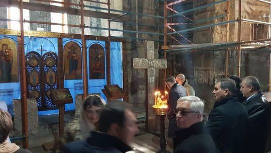 Eugeniusz Kuduk z delegacją w Gruzji