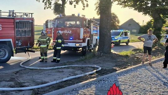 Ewakuacja szkoły, pożary i tragiczny bilans nad wodą – gorący tydzień strażaków z powiatu gryfińskiego