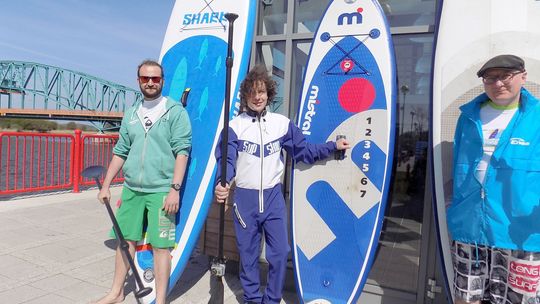 Frajda na desce podczas Dni Gryfina