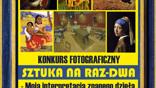 Gryfiński Dom Kultury zaprasza do udziału w konkursie fotograficznym "Sztuka na raz-dwa" 