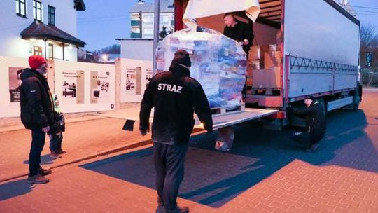 Gryfiński konwój w drodze do Sambora w Ukrainie