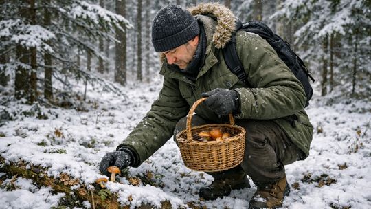 Zbierają grzyby zimą? Gdzie szukać i jak rozpoznać?