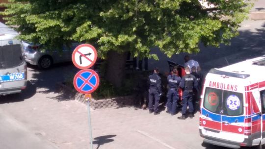 Interwencja policji na placu Barnima