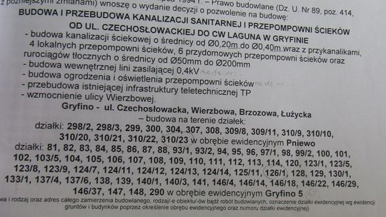 Inwestycyjne cuda po gryfińsku – list