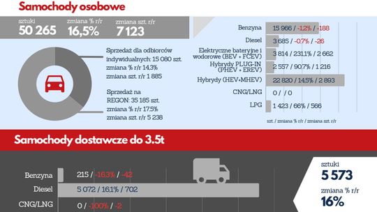 Jak fachowcy oceniają rynek samochodowy na podstawie danych z ostatniego miesiąca?