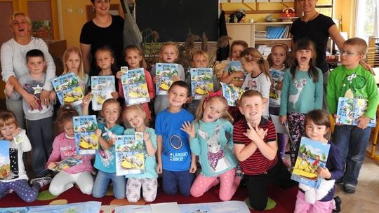 Jak przedszkolaki widzą żurawie – wystawa prac plastycznych