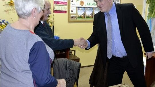 Jakie wyjątkowe osobowości wsparł burmistrz