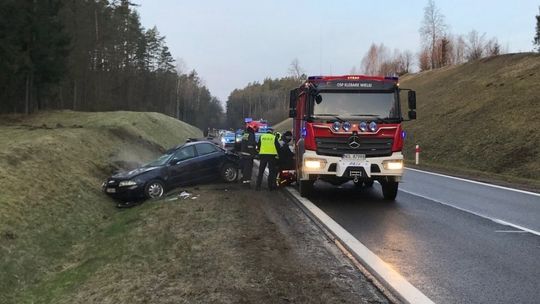 Jechali na szkolenie. Pomogli poszkodowanemu