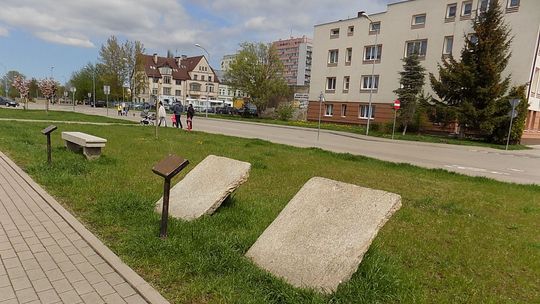 Jedyna taka zabytkowa ławeczka w Gryfinie