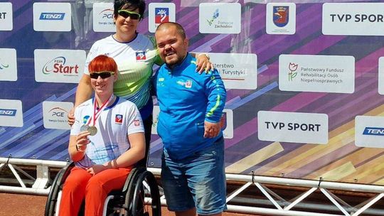 Joanna Oleksiuk z Gryfina - triumfatorka Paralekkoatletycznych Mistrzostw Polski