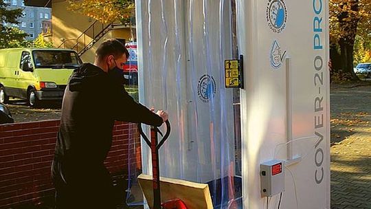 Kabiny do odkażania w walce z koronawirusem